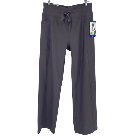 32 DEGREE COOL NWT Athletic Straight Leg Rib Knit Pants Purple Size Large Pocket - Picture 2 of 7